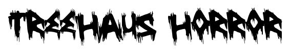 Treehaus Horror font